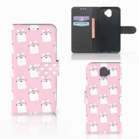 Wiko Wim Telefoonhoesje met Pasjes Sleeping Cats