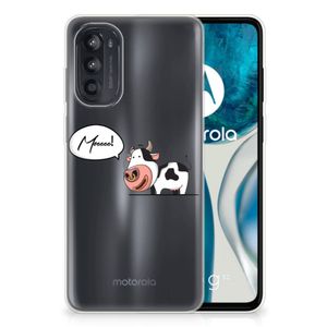 Motorola Moto G52/G82 Telefoonhoesje met Naam Cow