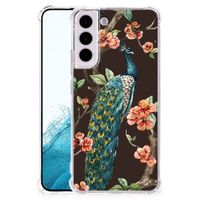 Samsung Galaxy S22 Case Anti-shock Pauw met Bloemen