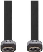 HDMI met ethernetkabel - HDMI (M) naar HDMI (M) - 1.5 m - zwart - vlak