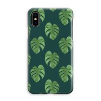 Monstera leaves: iPhone XS Max Volledig Geprint Hoesje