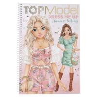 Depesche 13833 TOPModel Summer Feeling - Dress Me Up stickerboek met 24 pagina's modelmotieven om te versieren, incl. 7 pagina's accessoirestickers