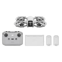 DJI Neo Fly More Combo, Mini drone met 4K UHD-camera voor volwassenen, een zelf-vliegende drone van 135 g die u volgt, opstijgen vanaf uw palm, onderwerp volgen, met RC-N3 en 3 batterijen