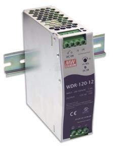 Mean Well WDR-120-24 DIN-rail netvoeding 24 V/DC 5 A 120 W Aantal uitgangen: 1 x Inhoud: 1 stuk(s)