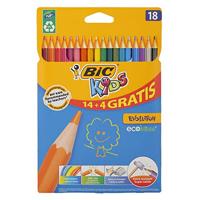 Kredki Eco Evolution Pudelko 14+4 sztuki