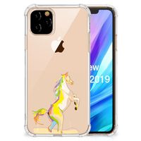 Apple iPhone 11 Pro Stevig Bumper Hoesje Horse Color