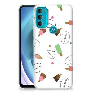 Motorola Moto G71 5G Siliconen Case IJsjes