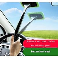 ceyes car window cleaner brush kit ruitenwisser microfiber borstel auto cleaning wash tool met lange steel auto accessoires 3 kleuren auto accessoires Lightinthebox