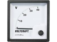 VOLTCRAFT AM-72x72/40V AM-72x72/40V Analoog inbouwmeetinstrument AM-72x72/40 V 40 V Draaispoel