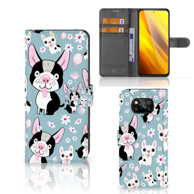 Xiaomi Poco X3 | Poco X3 Pro Telefoonhoesje met Pasjes Hondjes Xiaomi Poco X3 | Poco X3 Pro Telefoonhoesje met Pasjes Hondjes