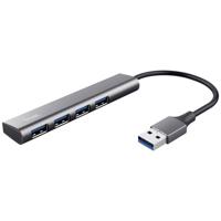 Trust Halyx USB 3.2 Gen 1 (3.1 Gen 1) Type-A 5 Mbit/s Zwart, Grijs - thumbnail