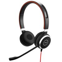 Evolve 40 UC Stereo - USB Headset - op oor - met bekabeling - zwart