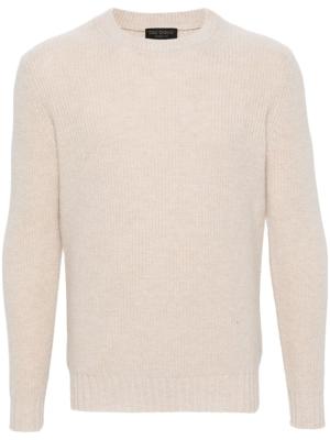 Dell'oglio Ribgebreide trui - Beige