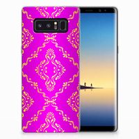 Siliconen Hoesje Samsung Galaxy Note 8 Barok Roze - thumbnail