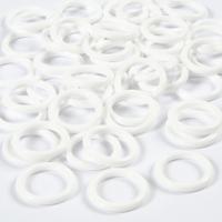 Creotime plastic ring wit 50 stuks