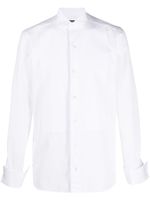 Zegna chemise cintrée à manches longues - Blanc