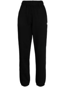 CHOCOOLATE pantalon de jogging en coton à patch logo - Noir