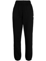 CHOCOOLATE pantalon de jogging en coton à patch logo - Noir