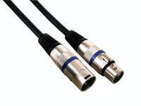 Professionele Xlr Kabel.xlr Mannelijk Naar Xlr Vrouwelijk (10m. Zwart)
