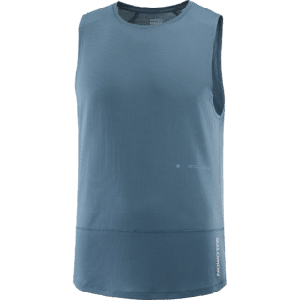 Salomon cross run tank gfx heren - BLAUW - Heren