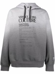 Versace Jeans Couture hoodie à logo imprimé - Gris