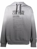 Versace Jeans Couture hoodie à logo imprimé - Gris - thumbnail