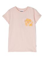 Molo t-shirt en coton biologique à sequins - Rose