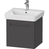 Wastafelkast Duravit No.1 Met 1 Lade 49x42.6x47.8 cm Met Geïntegreerde Greep Mat Grafiet Duravit