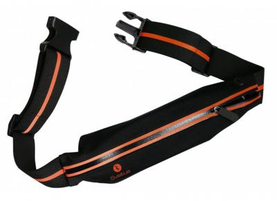 Sveltus hardloopriem voor smartphone zwart/ oranje 65-110 cm