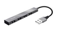 Trust Halyx Aluminium 4-Port Mini USB Hub usb-hub - thumbnail