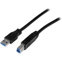 StarTech.com 1 m SuperSpeed USB 3.0 A-toB-kabel M/M - thumbnail