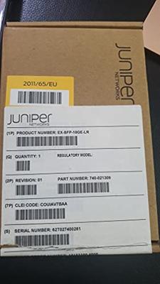Juniper EX-SFP-10GE-LR netwerk-SFP+-transceiver module 10000 Mbit/s Enterprise + 1310 nm