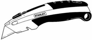 Stanley 0-10-788 stanleymes Zwart, Metallic Afbreekmes