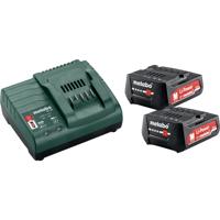 Metabo 12V 2,0 Ah accu (2x) + oplader