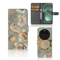 Hoesje voor OPPO Find X6 Vintage Bird Flowers - thumbnail