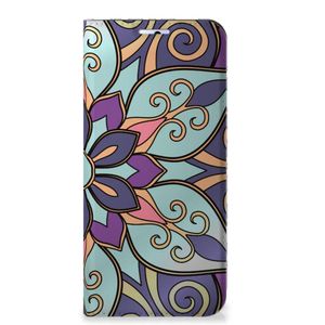 Motorola Moto G31 | G41 Smart Cover Purple Flower