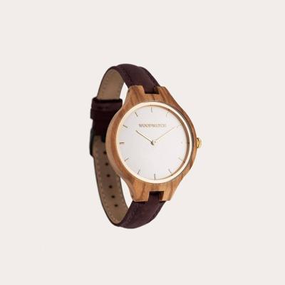 Houten Horloge Nordic Sun Hickory