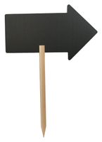 Krijtbord Securit pijl 44x27cm met houten pin