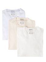 Maison Margiela t-shirts en coton biologique (lot de trois) - Blanc - thumbnail