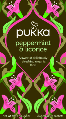 Pukka Biologische Pepermunt & Zoethout Thee 20 Zakjes