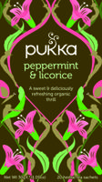 Pukka Biologische Pepermunt & Zoethout Thee 20 Zakjes