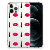 iPhone 12 Pro Max Doorzichtige Silicone Hoesje Lipstick Kiss