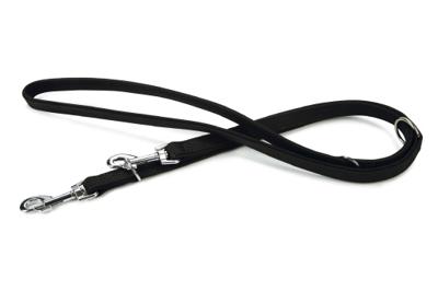 Beeztees Buffalo - Hondenriem - Leer - Zwart - 200 cm x 22 mm