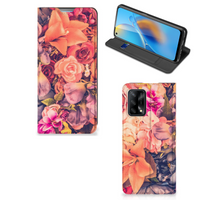 OPPO A74 4G Smart Cover Bosje Bloemen