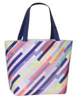 Fabrizio strandtas 38 x 40 cm polyester paars
