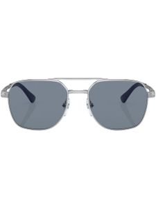 Persol lunettes de soleil teintées à monture carrée - Argent