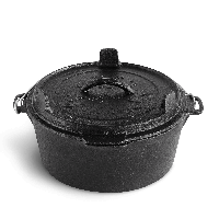 Burnhard gietijzer Dutch Oven Little John 3,8L incl. dekselheffer