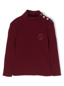 Gucci Kids pull Interlocking G à motif cœur - Rouge