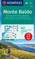 Wandelkaart 129 Monte Baldo | Kompass - thumbnail