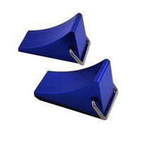 Fastrax Wheel chock set (2pcs) - Blue - thumbnail